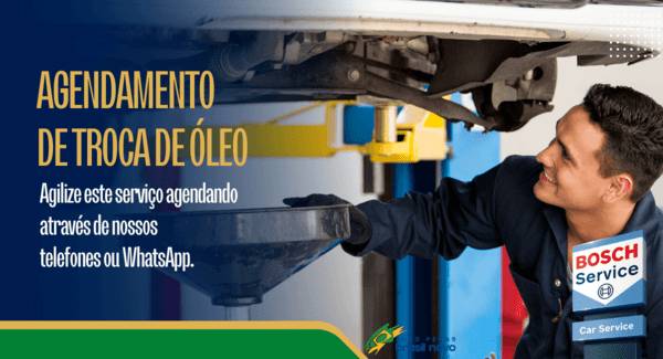 agendar troca de oleo, agendamento leva e tras